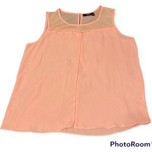 Peach Tank Top Blouse